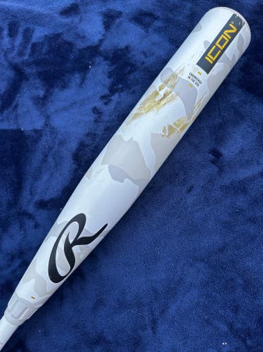 2025 Rawlings Icon Composite Bat USSSA Certified (-8) Composite 23 oz 31" (Used)