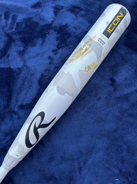2025 Rawlings Icon Composite Bat USSSA Certified (-8) Composite 23 oz 31" (Used)