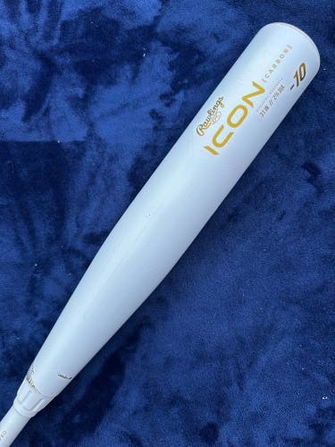 2024 Rawlings Icon Composite Bat USSSA Certified (-10) Composite 21 oz 31" (Used)