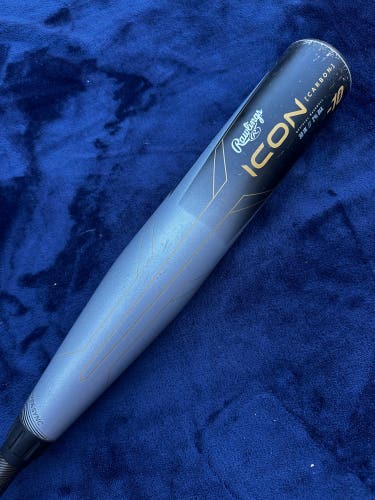 2023 Rawlings Icon Composite Bat USABat Certified (-10) Composite 20 oz 30" (Used)