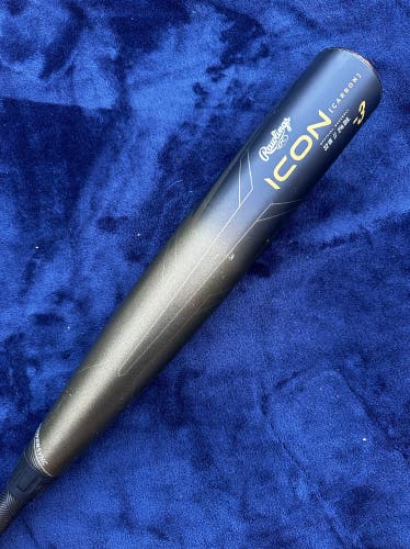 2023 Rawlings Icon Composite Bat BBCOR Certified (-3) Composite 29 oz 32" (Used)