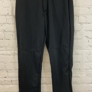Alleson Athletic 80185 Youth 100% Polyester Baseball Pants Black Large