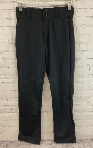 Alleson Athletic 80185 Youth 100% Polyester Baseball Pants Black Large