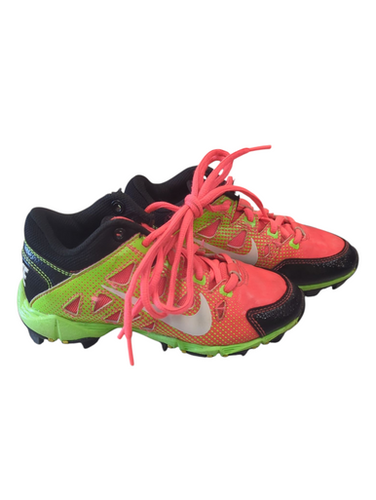 Used Nike 684681-610 BB/SB Cleats Neon Green Youth 12.0 11862-S000090198
