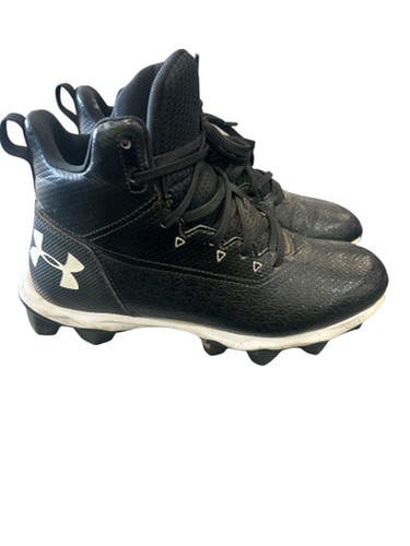Used Under Armour Jr FB Cleats Black Junior 05.5 11862-S000090235