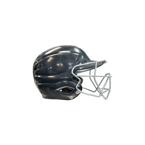 Used All Star BH3010 NAVY Batting Helmet w/Mask Navy Blue SM 11862-S000090402
