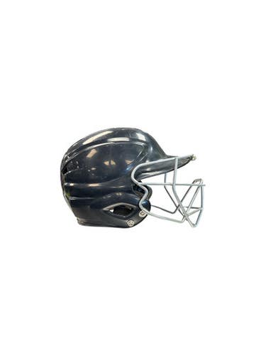 Used All Star BH3010 NAVY Batting Helmet w/Mask Navy Blue SM 11862-S000090402