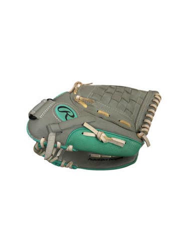 Used Rawlings WPL11GM BB/SB Glove RH Throw Grey And Navy Blue 11" 11862-S000090482