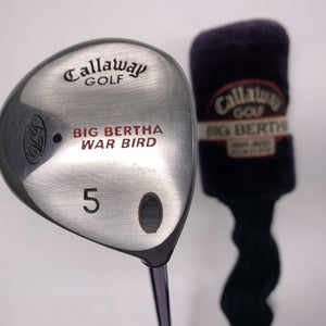 Callaway Big Bertha Warbird 5 Fairway Wood 18* Stiff Steel Mens RH HC