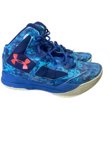 Used Under Armour BASKETBALL Basketball Shoes Y Royal Blue Junior 04.5 11862-S000090495
