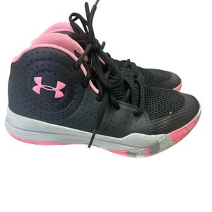 Used Under Armour Basketball Shoes Y Black And Pink Junior 05.5 11862-S000090514
