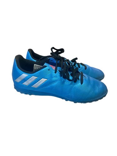 Used Adidas Soccer Indoor Shoes Carolina Blue Junior 04.5 11862-S000090512