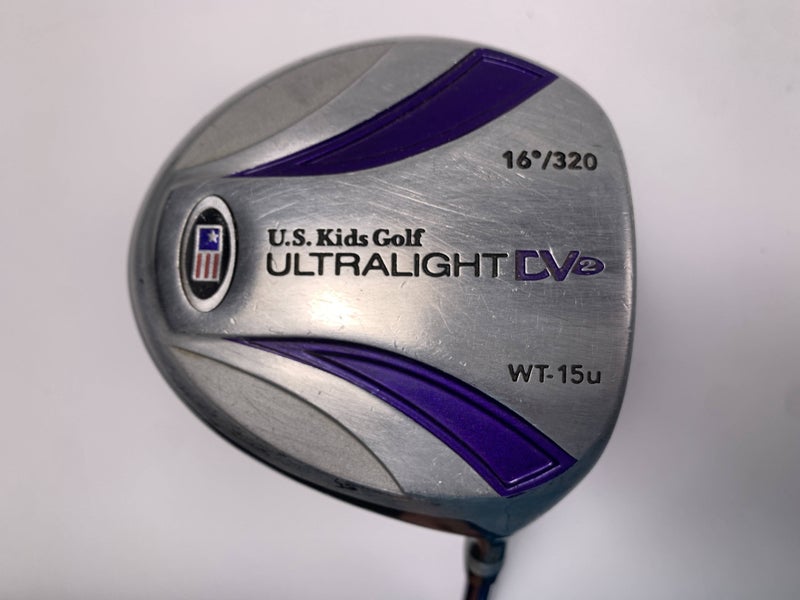 US Kids Ultralight DV2 Driver 16* 54 Youth Graphite Junior RH
