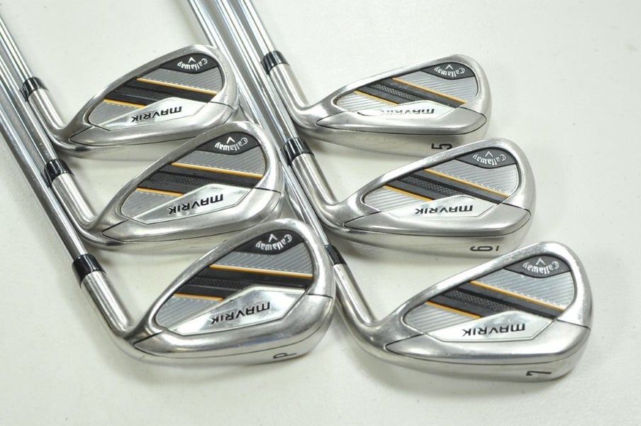 Callaway Mavrik 5-PW Iron Set Stiff Flex Right KBS MAX 80g Steel  # 202107