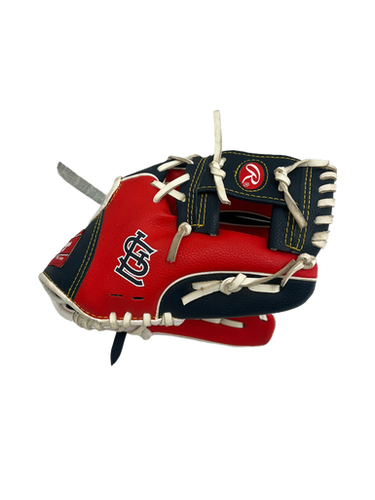 Used Louisville Slugger ST.LOUIS CARDINALS BB/SB Glove T-ball Red 10" 11692-S000141045