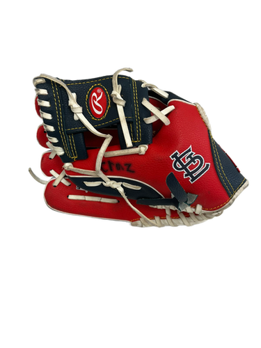 Used Louisville Slugger ST.LOUIS CARDINALS BB/SB Glove T-ball Red 10" 11692-S000141046