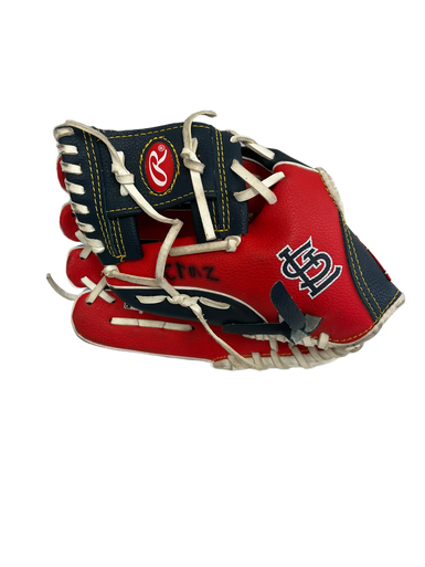 Used Louisville Slugger ST.LOUIS CARDINALS BB/SB Glove T-ball Red 10" 11692-S000141046