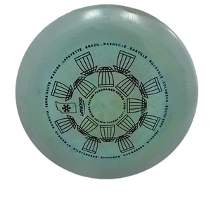 Used Discraft Z HEAT Disc Golf Driver Teal 162g 11692-S000140989