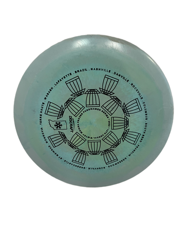 Used Discraft Z HEAT Disc Golf Driver Teal 162g 11692-S000140989