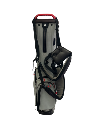 Used Taylormade FLEX TECH Mens Stand Bag Grey 11692-S000141025