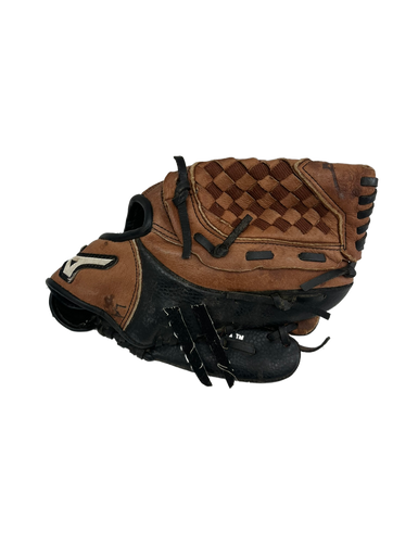 Used Mizuno POWER CLOSE BB/SB Glove LH Throw Brown 10 1/2" 11692-S000141041
