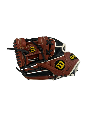 Used Wilson A500 LH Throw Fastpitch Gloves Black 11 1/2" 11692-S000141044