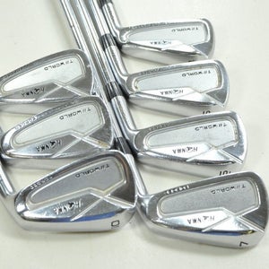 Honma Tour World TW747 V 4-10 Iron Set Stiff Flex Right NS Pro Steel # 202135