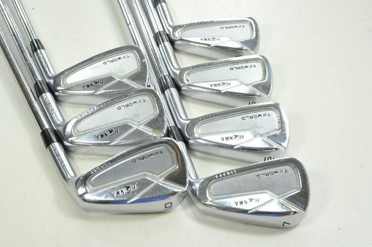 Honma Tour World TW747 V 4-10 Iron Set Stiff Flex Right NS Pro Steel # 202135