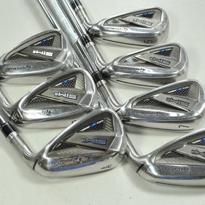 TaylorMade SIM2 Max 5-PW,AW Iron Set Regular Flex Right KBS MAX MT Steel #202051