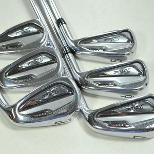 Titleist T100S 2019 5-PW Iron Set Stiff Flex RH Project X LZ 6.0 Steel  # 202213