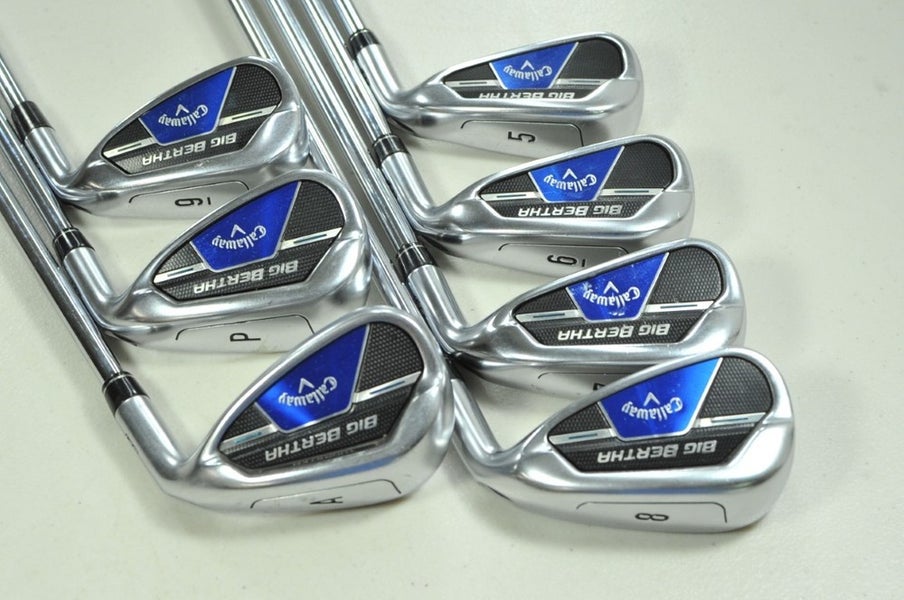 Callaway Big Bertha B21 5-PW,AW Iron Set Stiff Right KBS MAX CT80 Steel # 198448