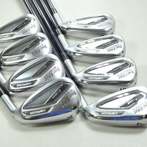 Tour Edge Exotics C722 4-PW,AW Iron Set Regular Flex RH Ventus Graphite # 202326