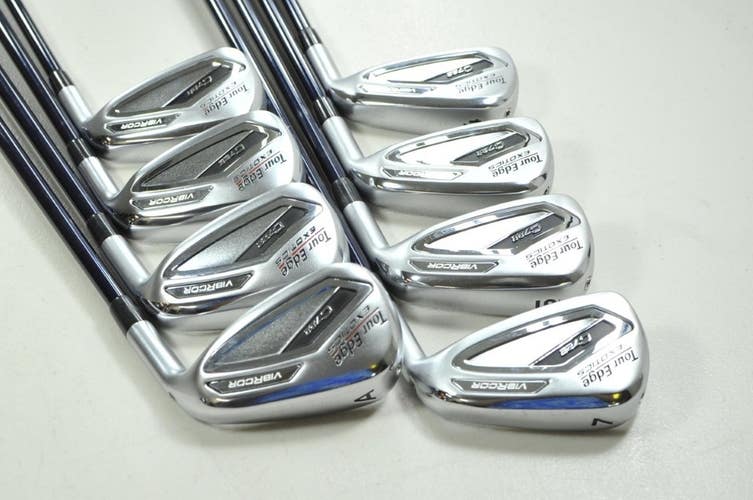 Tour Edge Exotics C722 4-PW,AW Iron Set Regular Flex RH Ventus Graphite # 202326