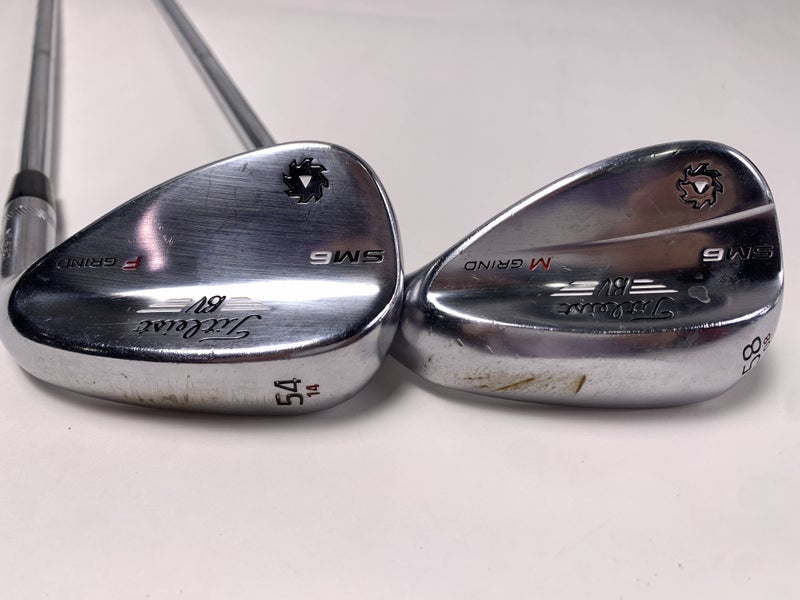 Titleist Vokey SM6 Tour Chrome Wedge Set 54* 14 58* 8 DG S200 Wedge Mens RH