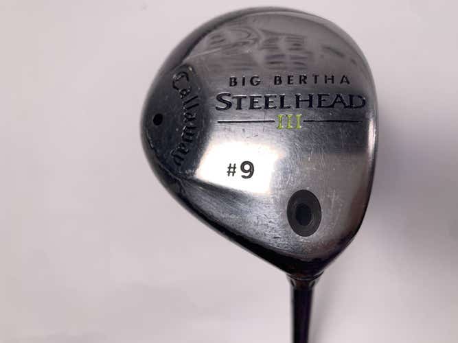 Callaway Steelhead III 9 Fairway Wood 24* System III Senior Graphite Mens RH