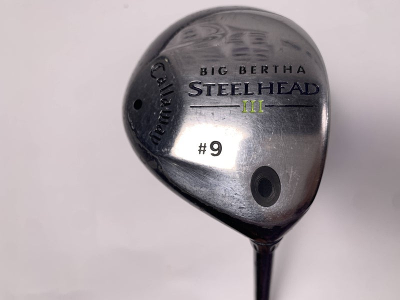 Callaway Steelhead III 9 Fairway Wood 24* System III Senior Graphite Mens RH