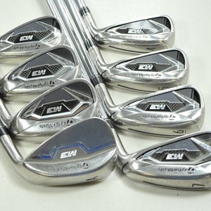 TaylorMade M3 4-PW,AW Iron Set Regular Flex Right XP 100 R300 Steel  # 202136