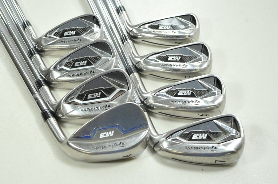 TaylorMade M3 4-PW,AW Iron Set Regular Flex Right XP 100 R300 Steel  # 202136