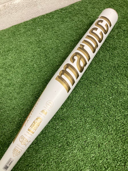 Gold 2023 Marucci Echo DMND Composite Bat (-10) Composite 23 oz 33" (Used)