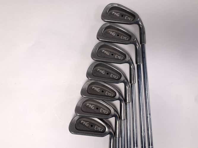 Ping Eye 2 + Iron Set 3-PW Black Dot KT-Shaft Regular Steel Mens RH