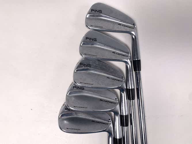 Ping Blueprint Iron Set 5-PW Black Dot Dynalite Gold X100 XStiff RH- No 7 iron