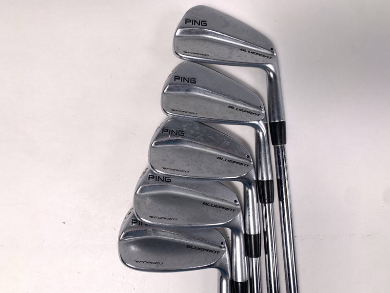 Ping Blueprint Iron Set 5-PW Black Dot Dynalite Gold X100 XStiff RH- No 7 iron
