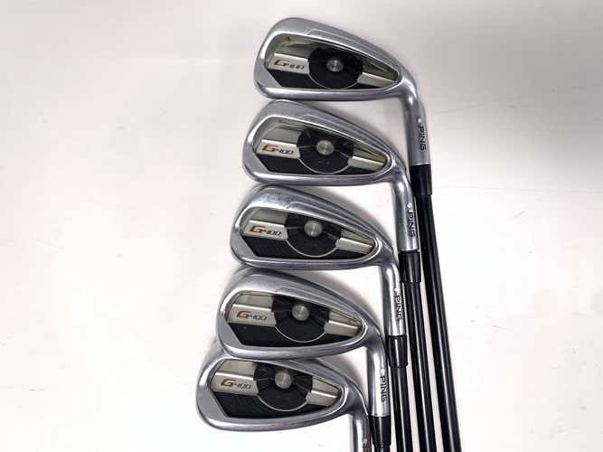 Ping G400 Iron Set 5-PW White Dot 3* Up Alta CB AWT Regular RH No 8 iron