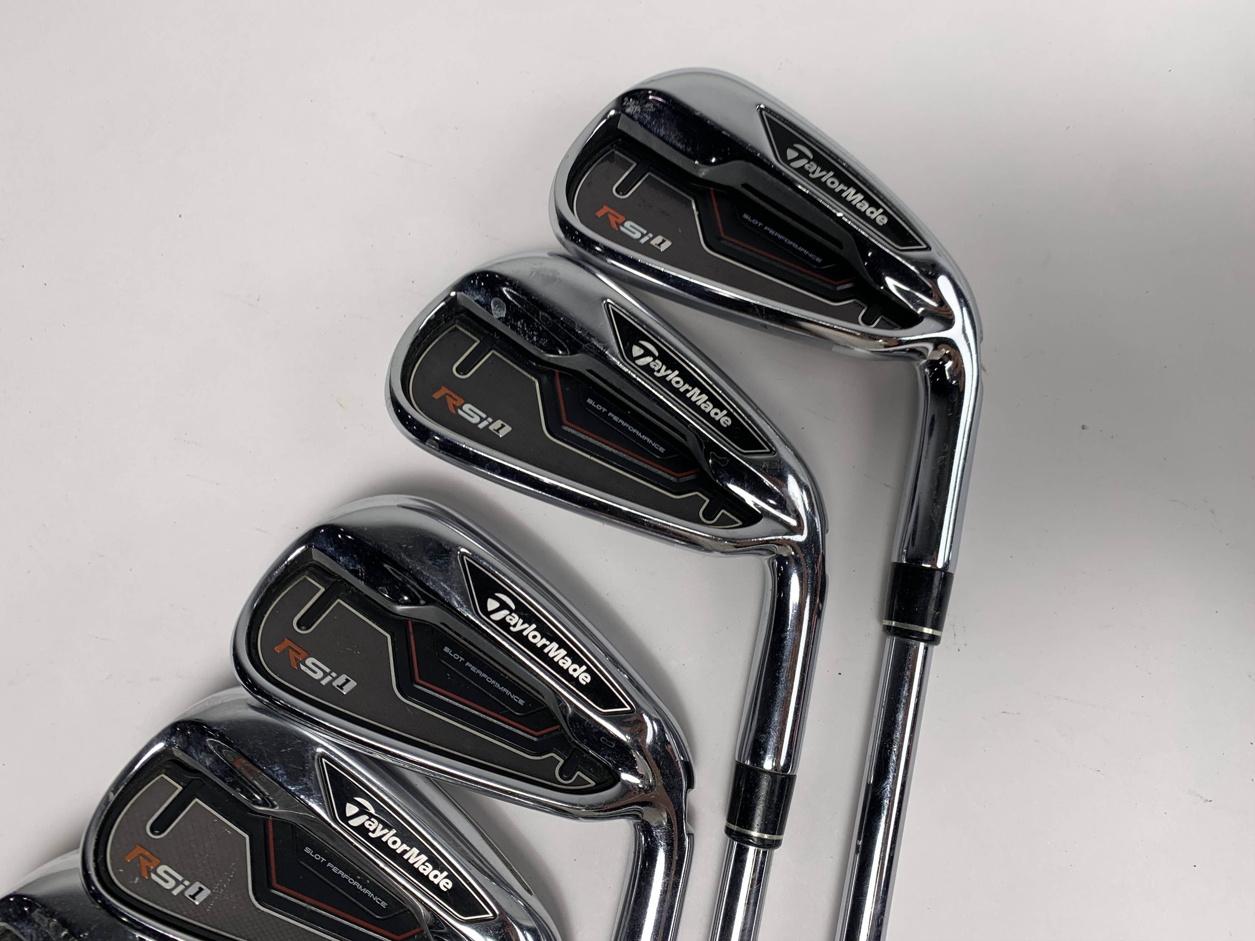 TaylorMade RSi 1 Iron Set 4-PW REAX 90g Stiff Steel Mens RH