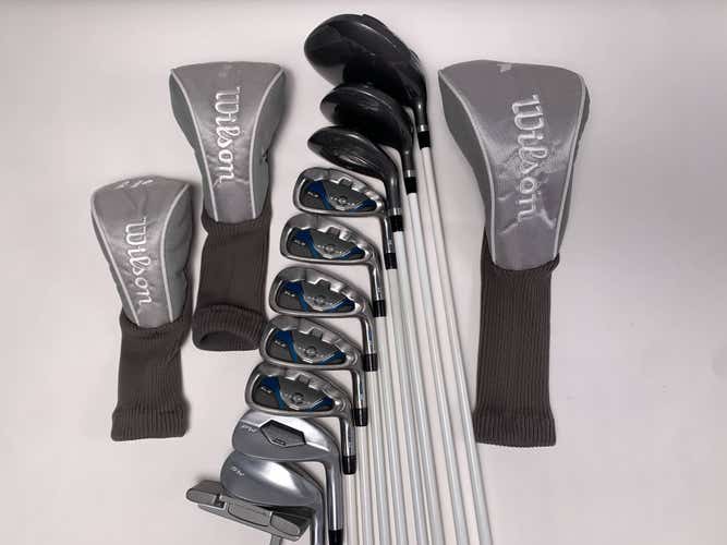 Wilson Profile XLS Club Set Driver 5W 4H 5-PW SW Putter Profile Ladies RH HC