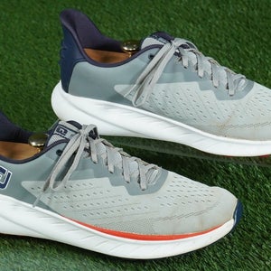 FOOTJOY FLEX XP GOLF SHOES MENS 11.5M SPIKELESS,  GREY / RED ~ 56284