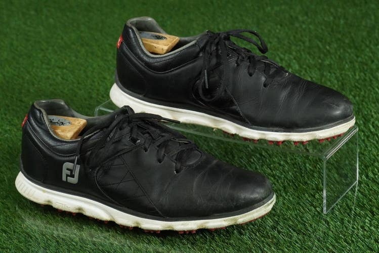 FOOTJOY PRO SL GOLF SHOES MENS 9M SPIKELESS, BLACK ~ 53594