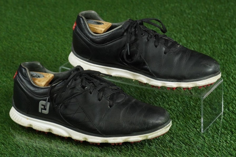 FOOTJOY PRO SL GOLF SHOES MENS 9M SPIKELESS, BLACK ~ 53594