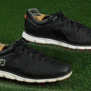 FOOTJOY PRO SL GOLF SHOES MENS 9M SPIKELESS, BLACK ~ 53594 ~ WOW!