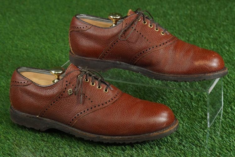 FOOTJOY CLASSICS DRY GOLF SHOES MENS 10D SPIKELESS, BROWN LEATHER ~ 55532